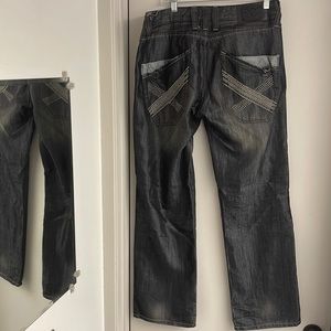 Vintage   Men’s 1990s Luxe metallic men’s jeans by X-ray 34/30 relaxed fit